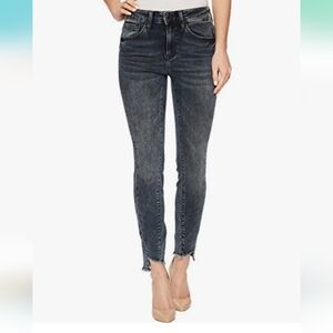 MAVI GOLD | Women's Medium Wash Tess Twisted Skinny High Rise Jeans